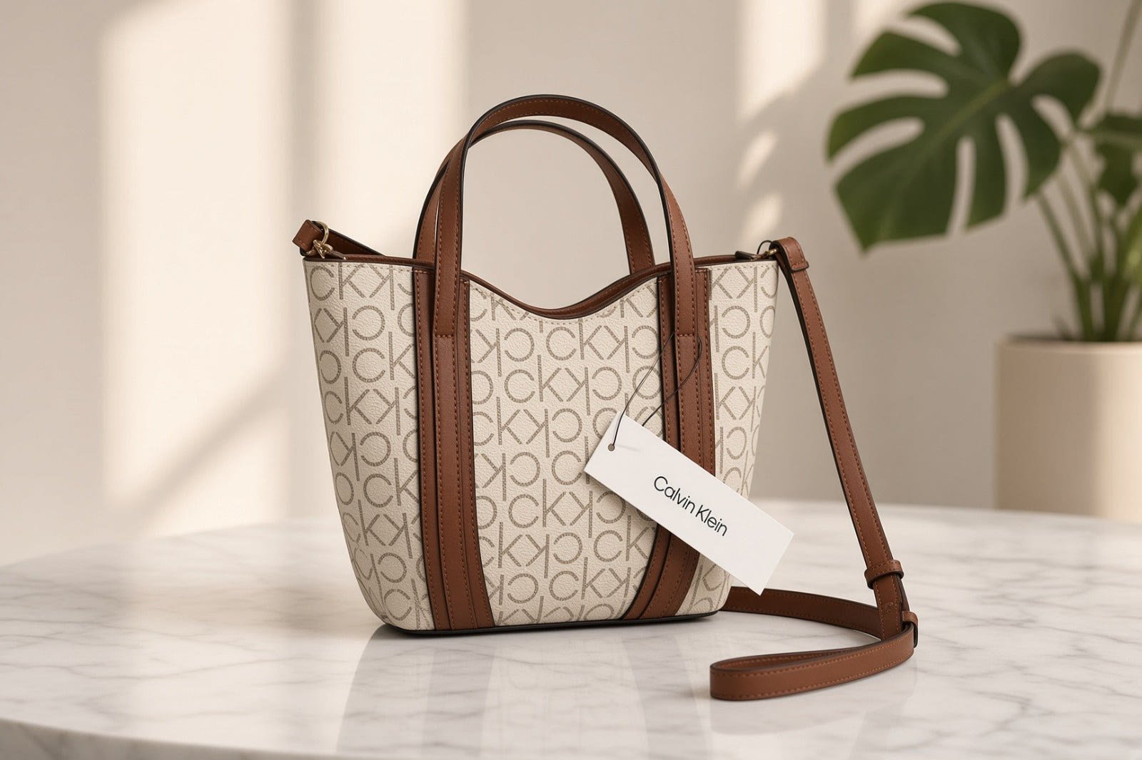 Mini Tote Calvin Klein Monograma